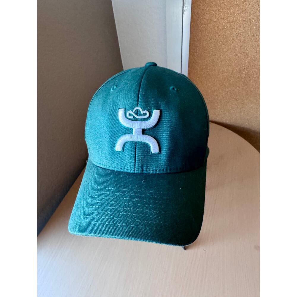 Hooey Green Baseball Cap Hat S/M – Logo Embroidered